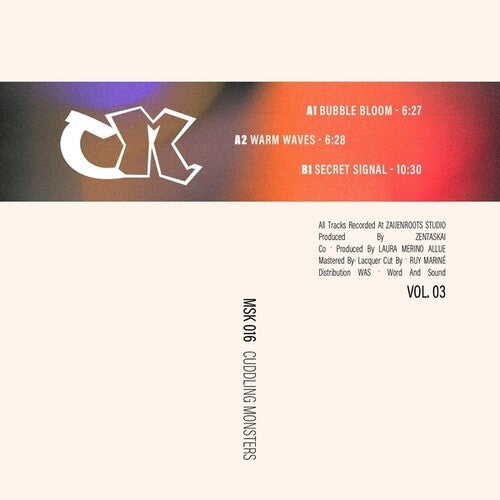 Cuddling Monsters Vol. 3 12" by Cuddling Monsters album artwork