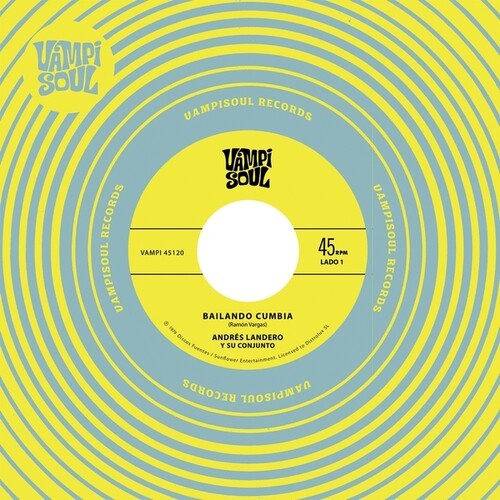 Bailando Cumbia 7" by Andres y su Conjunto Landero album artwork