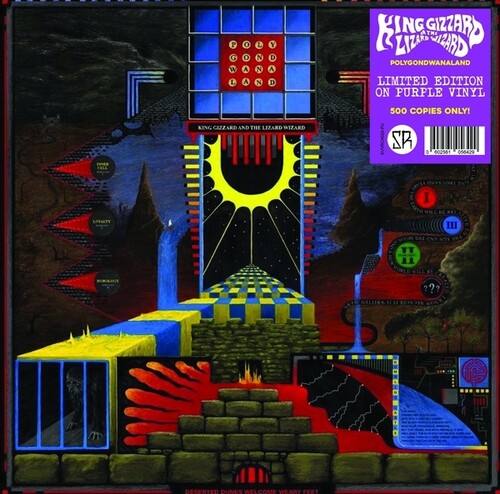 Polygondwanaland LP by King Gizzard & The Lizard Wizard album artwork