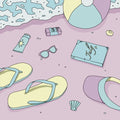 July 7" by Beach Bunny album artwork