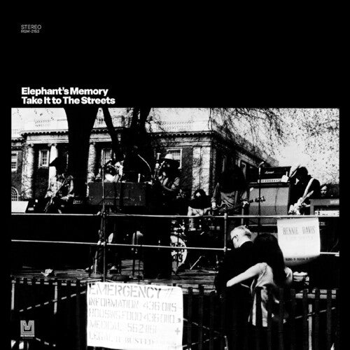 Take It To The Streets (remastered, clear black swirl vinyl) by Elephant's Memory album artwork
