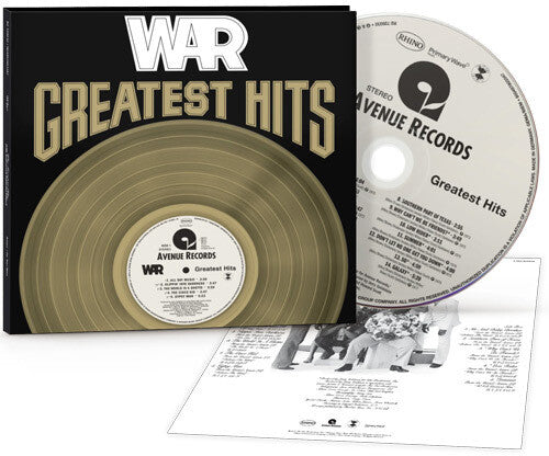 Greatest Hits CD by WAR album artwork