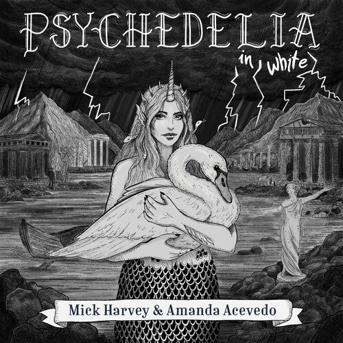 Psychedelia in White LP by Mick Harvey album artwork