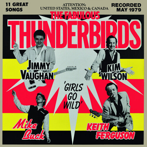 Girls Go Wild (Blue Vinyl) LP by The Fabulous Thunderbirds album artwork