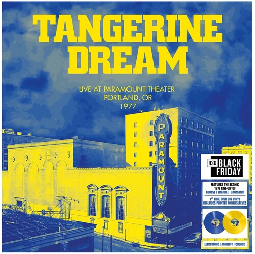 Live at Paramount Theatre, Portland, OR '77 2LP by Tangerine Dream album artwork