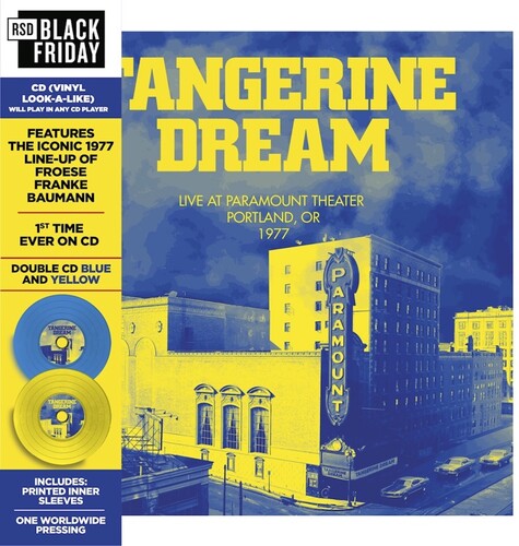 Live At Paramount Theatre - Portland, Or '77 2CD by Tangerine Dream album artwork