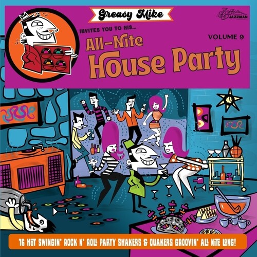 Greasy Mike's, Vol. 9: Invites You To His All-Nite House Party LP by Various Artists album artwork