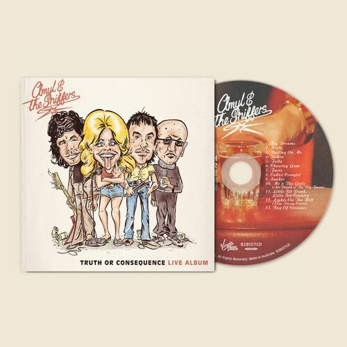Truth or Consequence Live Album CD by Amyl & The Sniffers album artwork