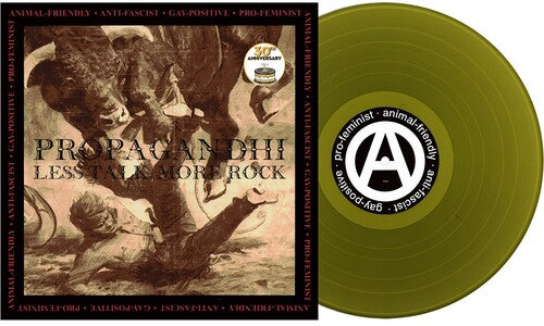 Less Talk, More Rock LP by Propagandhi album artwork