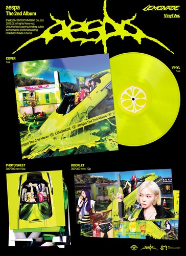 The 2nd Album 'LEMONADE' LP by aespa album artwork