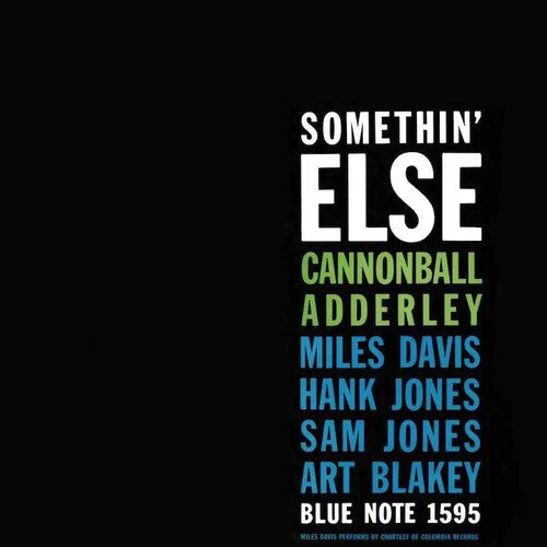 Somethin' Else LP by Cannonball Adderly album artwork