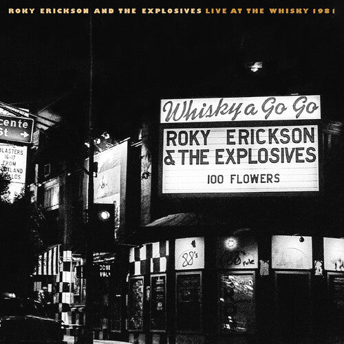 The Live At The Whisky LP by Roky Erickson & the Explosives album artwork