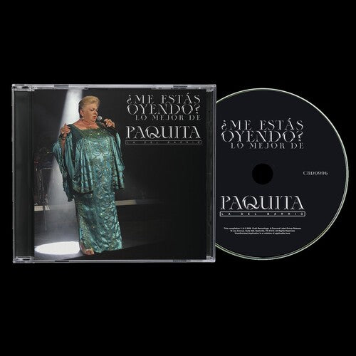 Me Estas Oyendo: Lo Mejor de Paquita la del Barrio (The Best Of) CD by Paquita la del Barrio album artwork