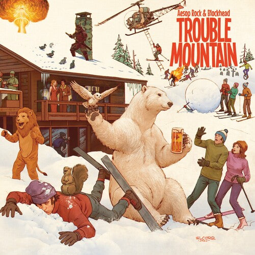 Trouble Mountain 2LP by Aesop Rock & Blockhead album artwork