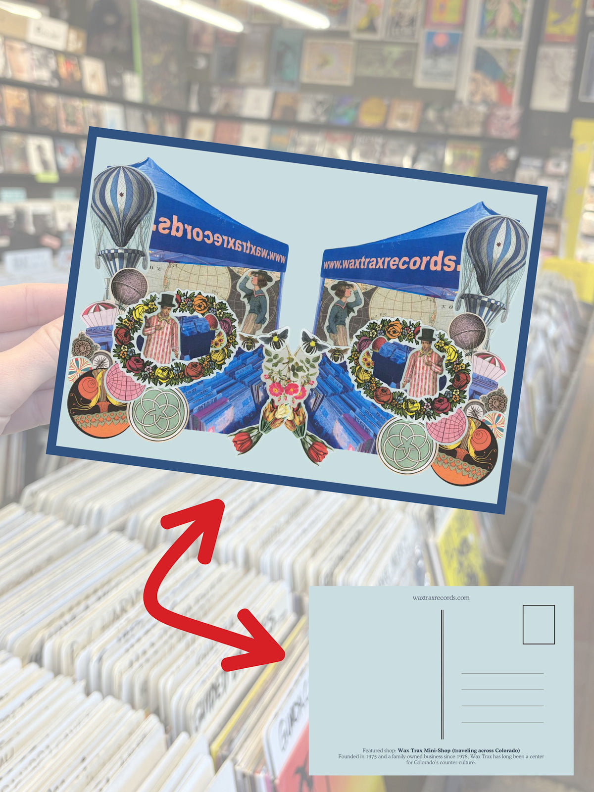 Wax Trax Postcard #4 Mobile Mini-Shop by Wax Trax Postcard #4 Mobile Mini-Shop album artwork