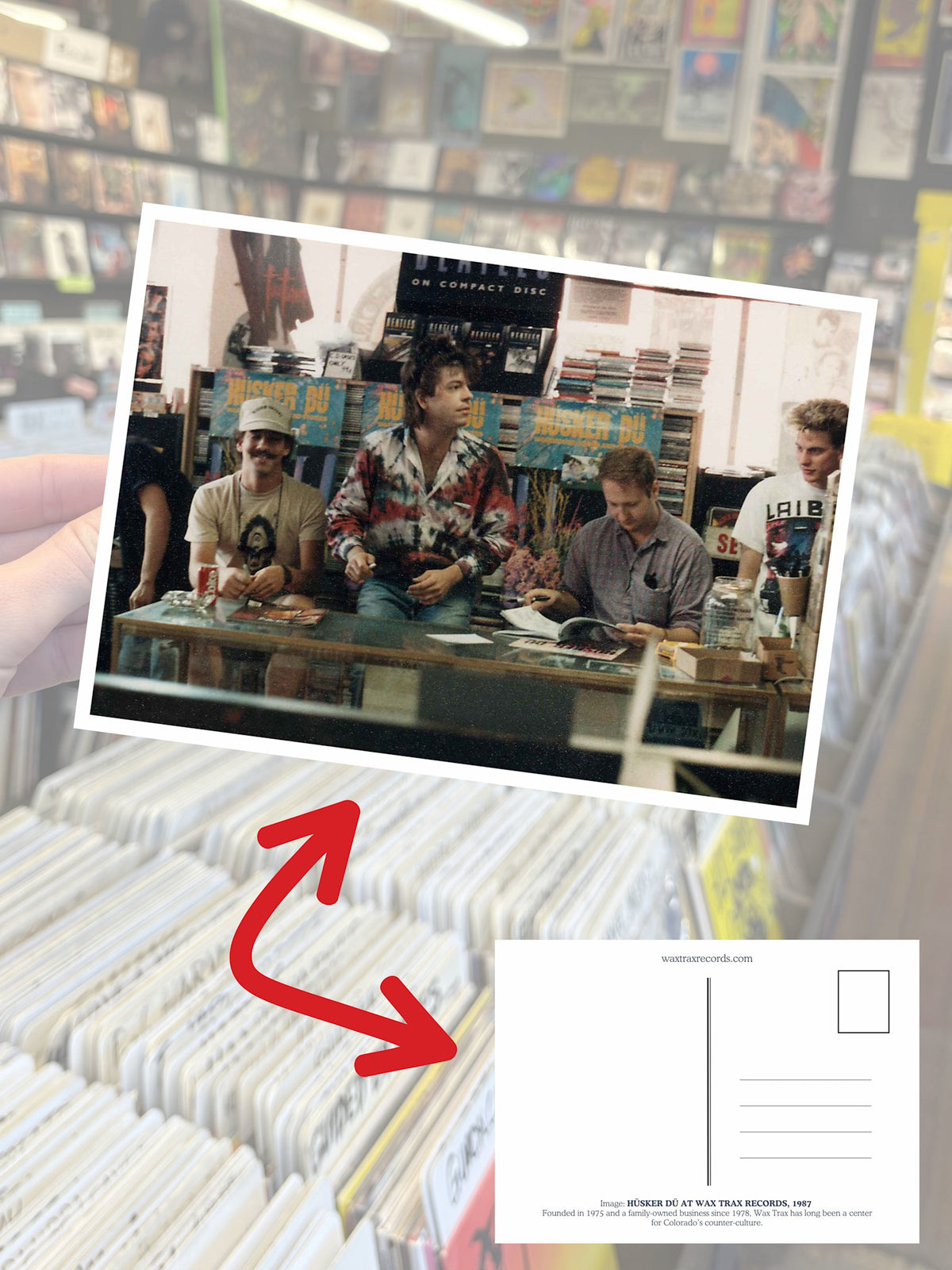 Wax Trax Postcard #5 Husker Du at Capitol Hill by Wax Trax Postcard #5 Husker Du at Capitol Hill album artwork