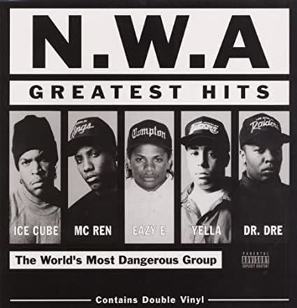 Greatest Hits LP by N.W.A. album artwork