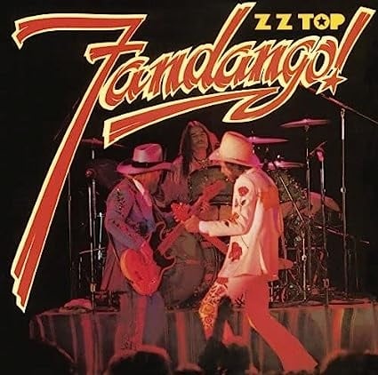 Fandango LP by ZZ Top album artwork