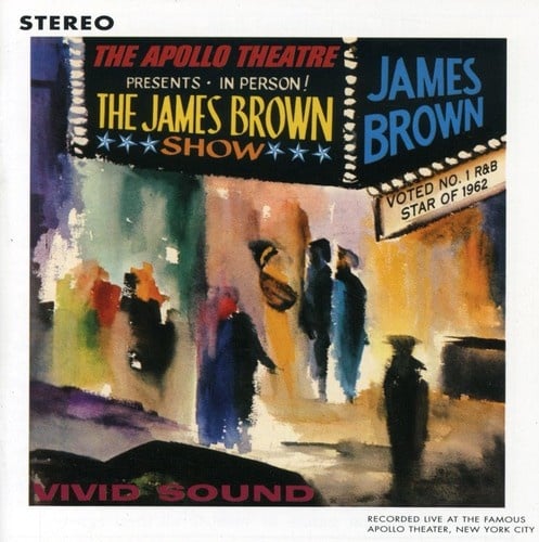 Live At the Apollo CD by James Brown album artwork