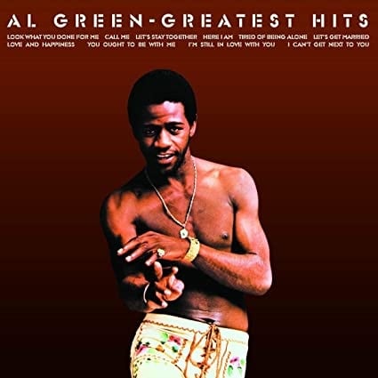 Greatest Hits LP by Al Green album artwork