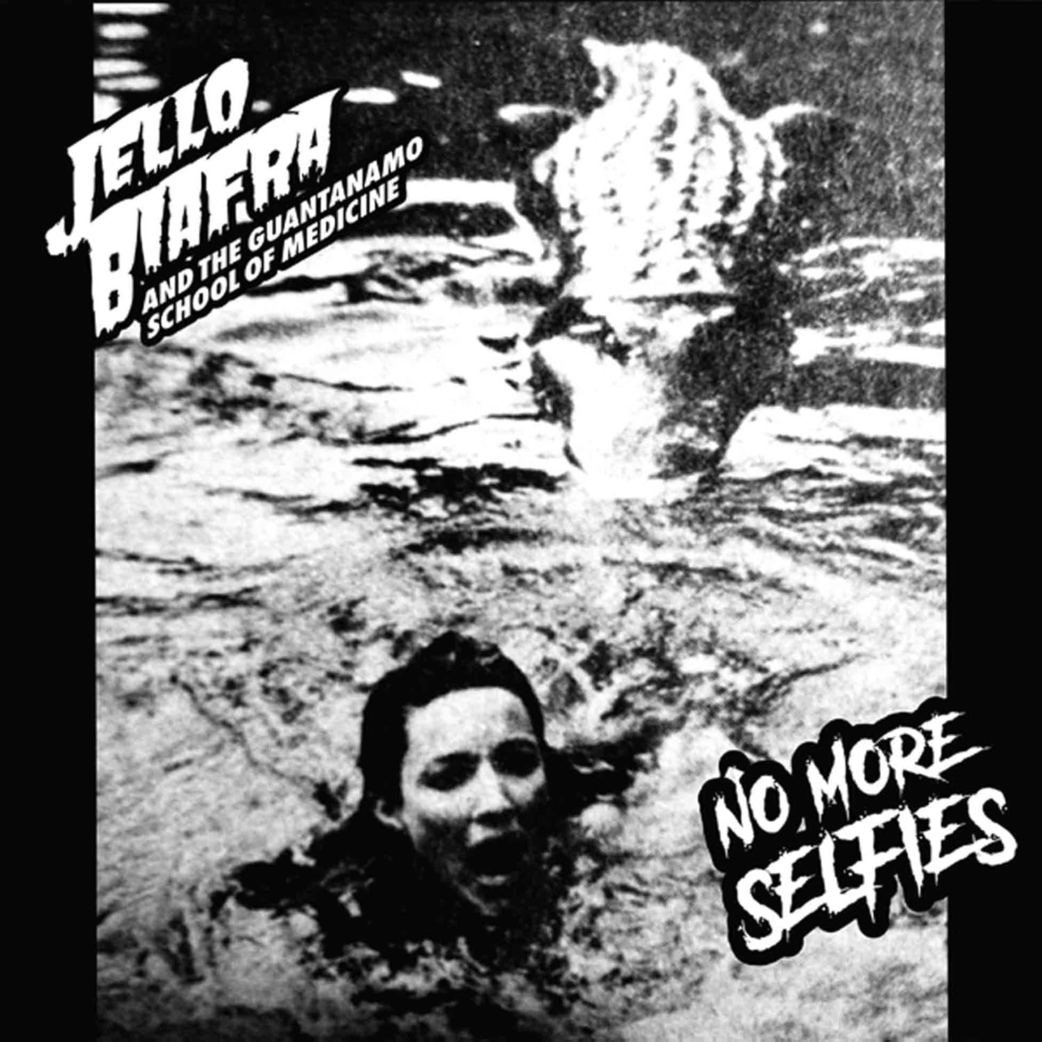 No More Selfies 7" by Jello Biafra and The G.S.M. album artwork