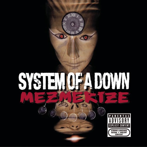 Mezmerize CD by System of a Down album artwork