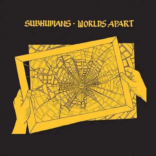 Worlds Apart LP by The Subhumans album artwork