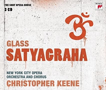 Satyagraha CD by Philip Glass album artwork