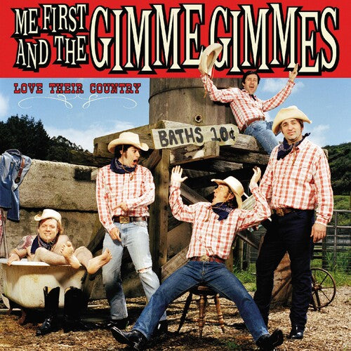 Love their Country LP by Me First and the Gimme Gimmes album artwork