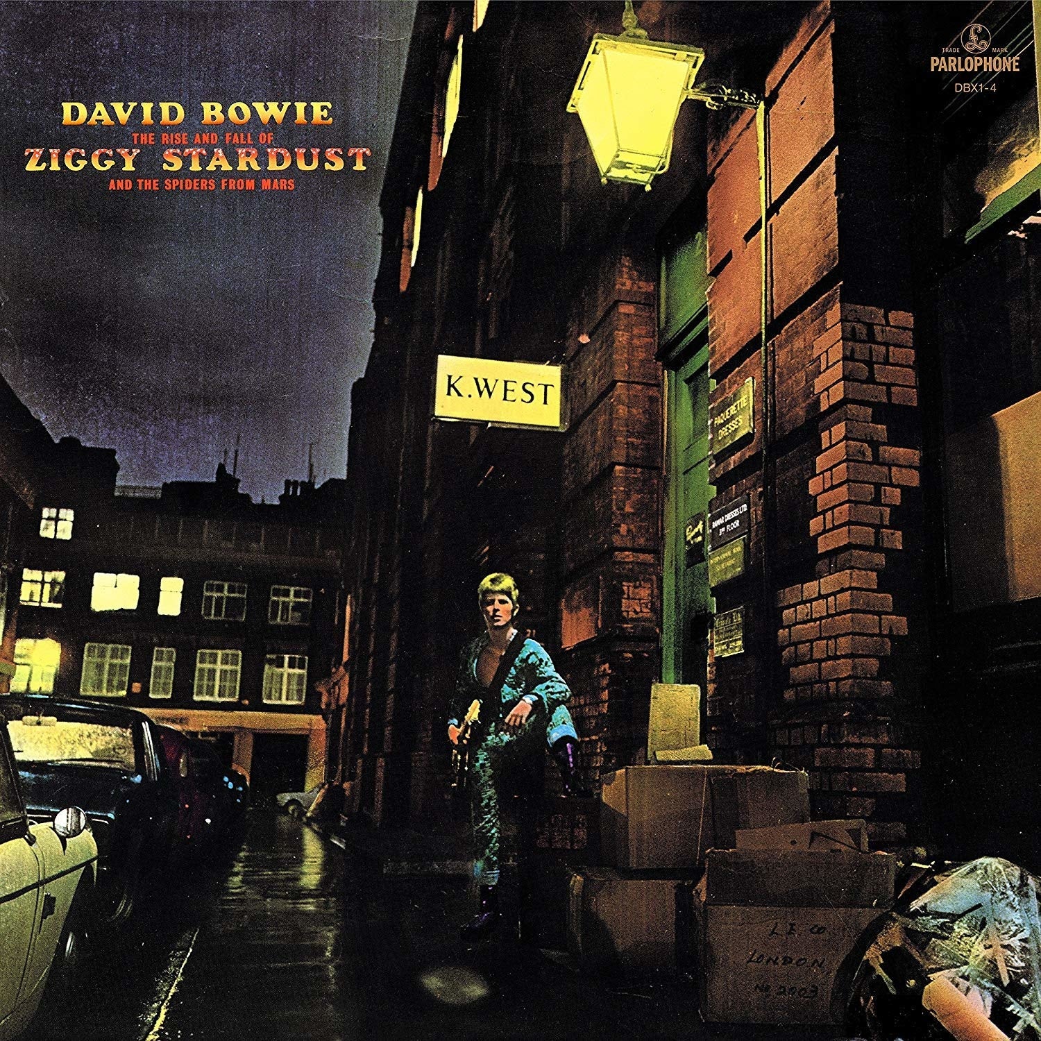 The Rise and Fall of Ziggy Stardust and the Spiders from Mars LP by David Bowie album artwork