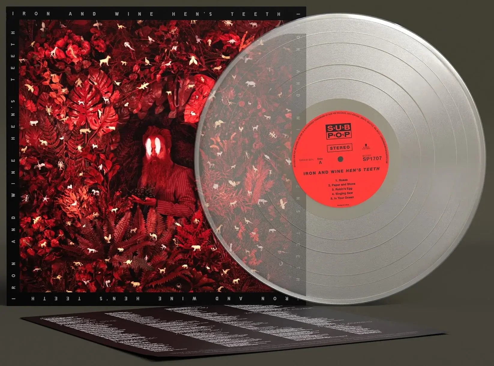 Hen's Teeth LP by Iron & Wine album artwork