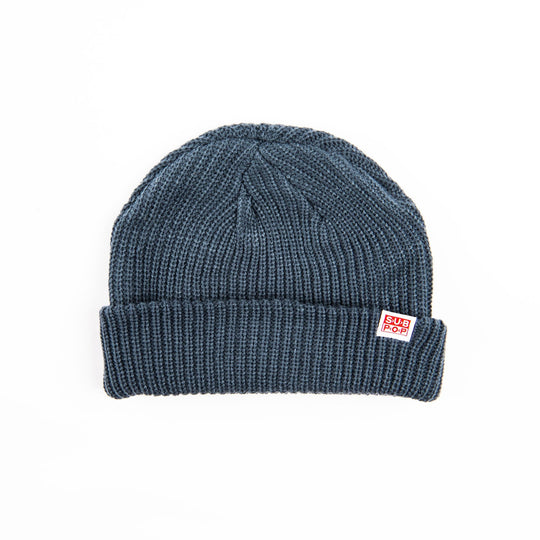 Sub Pop Logo Knit Hat (blue)-OS by Sub Pop album artwork