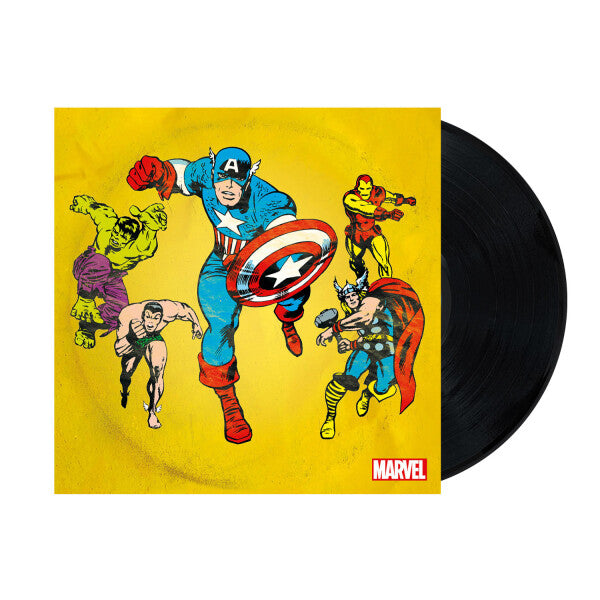 The Marvel Super Heroes Have Arrived 7" by Jack Urbont album artwork