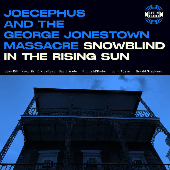 Snowblind in the Rising Sun LP by Joecephus and the George Jonestown Massacre album artwork