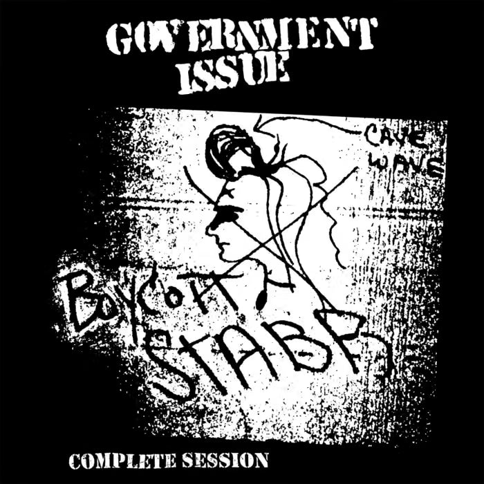 Boycott Stabb Complete Session LP by Government Issue album artwork