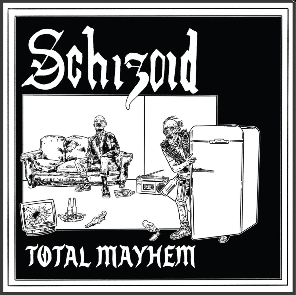 Total Mayhem LP by Schizoid album artwork