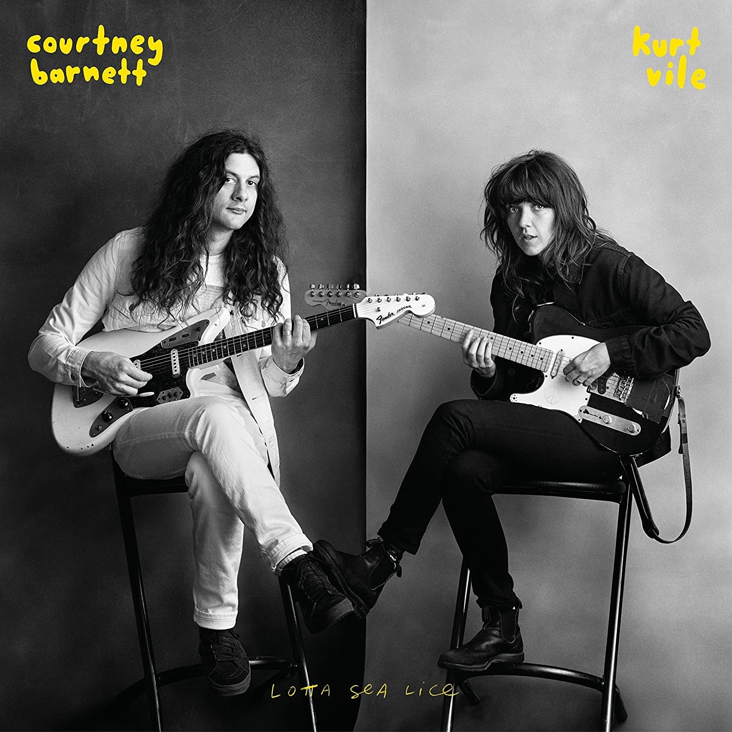 Lotta Sea Lice LP by Courtney Barnett album artwork
