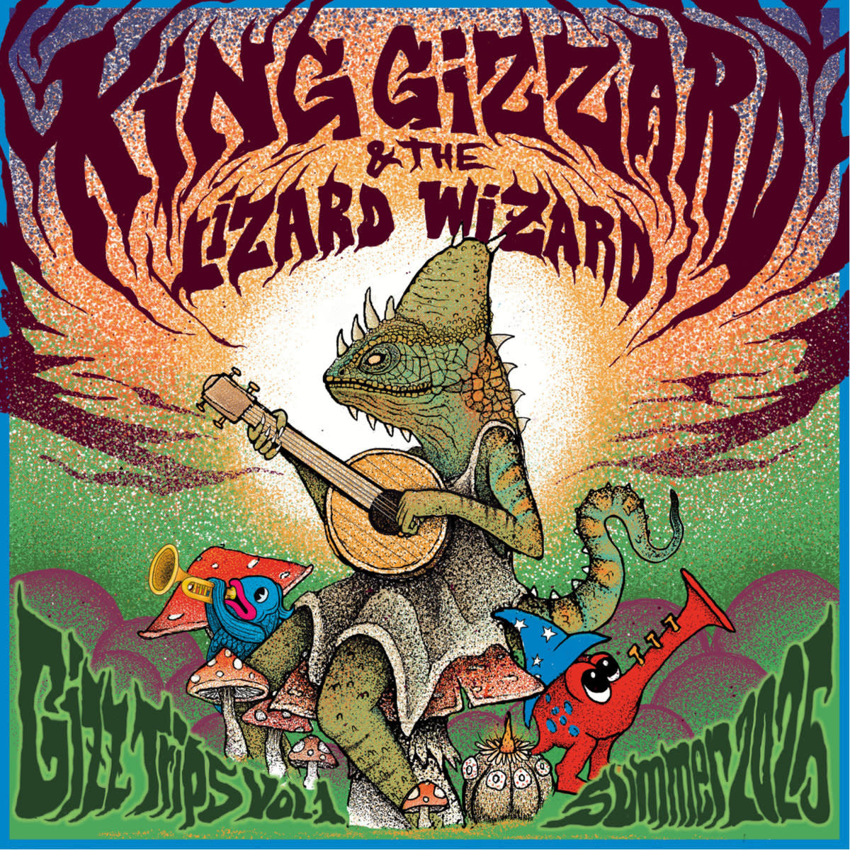 Gizz Trips Vol. 1 Summer Trip LP by King Gizzard & The Lizard Wizard album artwork