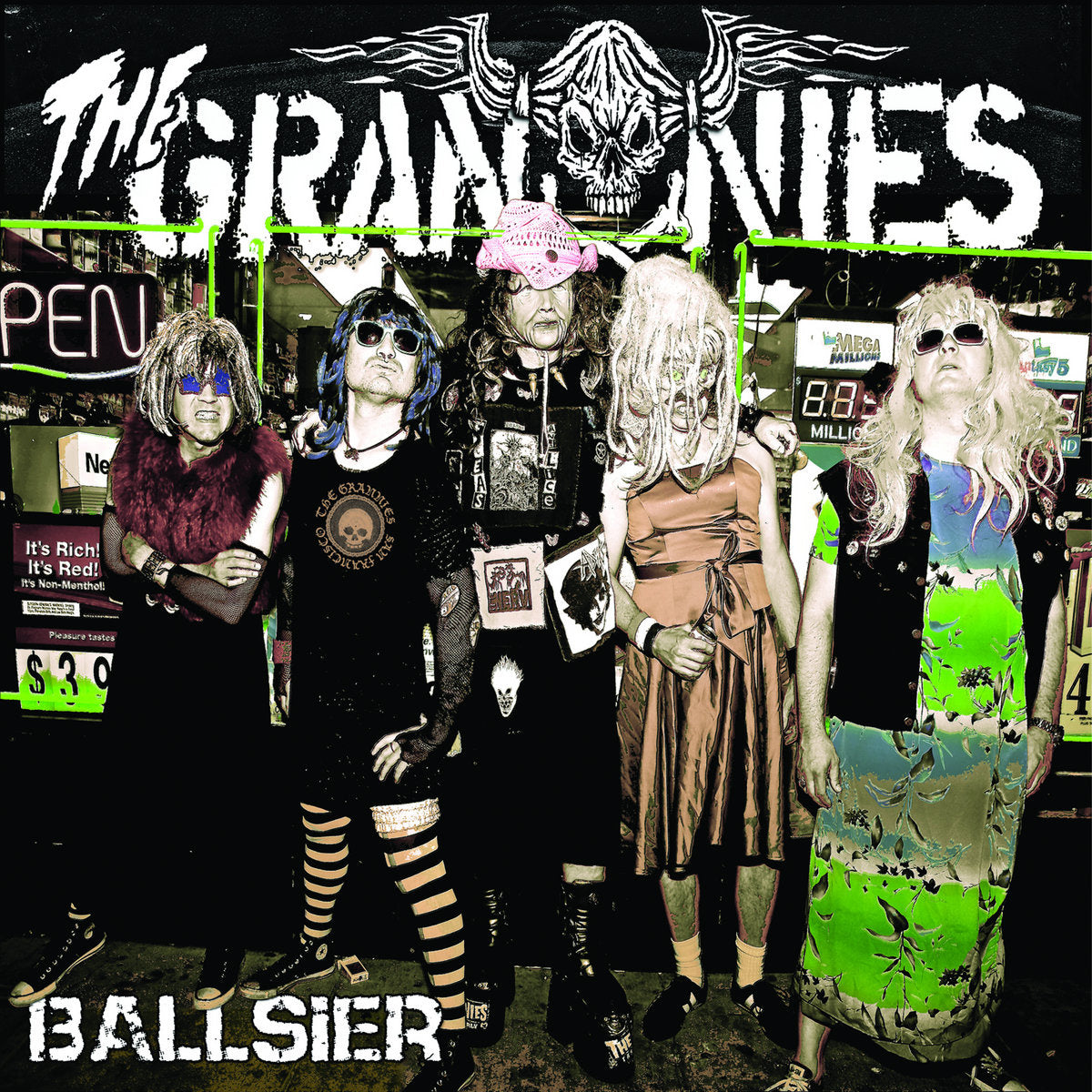 Ballsier LP by The Grannies album artwork