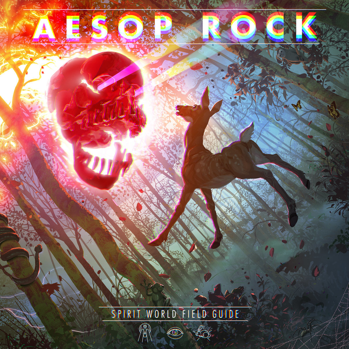 Spirit World Field Guide Clear Vinyl 2LP by Aesop Rock album artwork