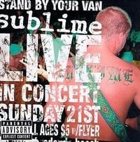 Stand by your Van Live LP by Sublime album artwork