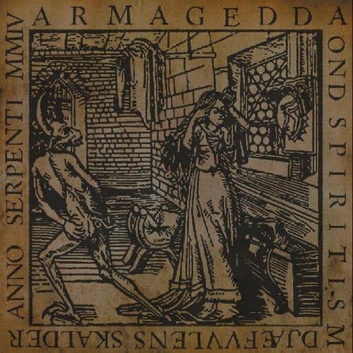 Ond Spiritism LP by Armagedda album artwork