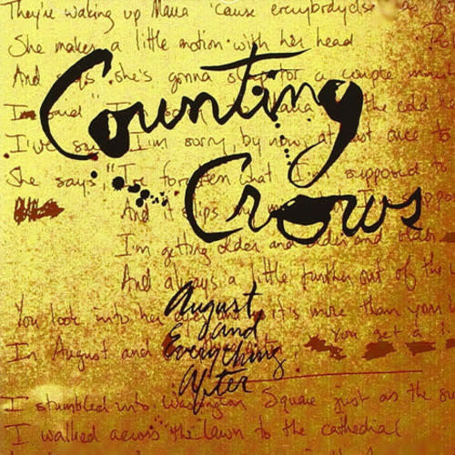 August and Everything After LP by Counting Crows album artwork