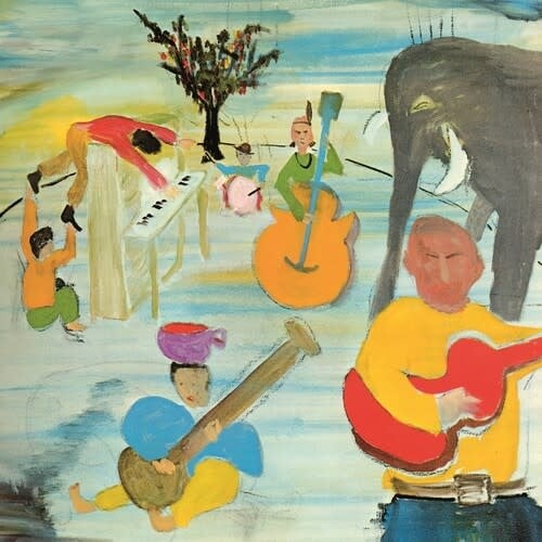 Music from Big Pink LP by The Band album artwork