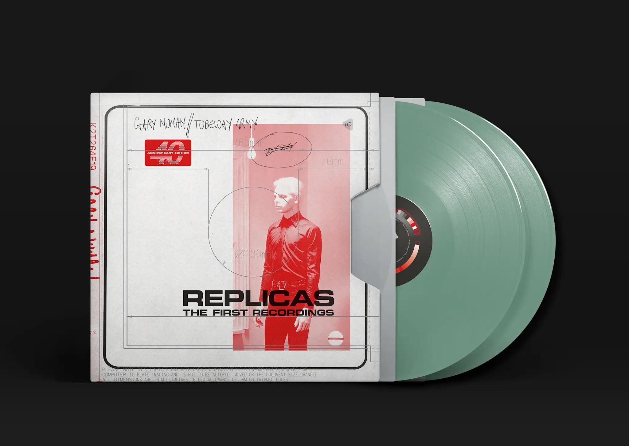 Replicas: First Recordings LP by Gary Numan album artwork