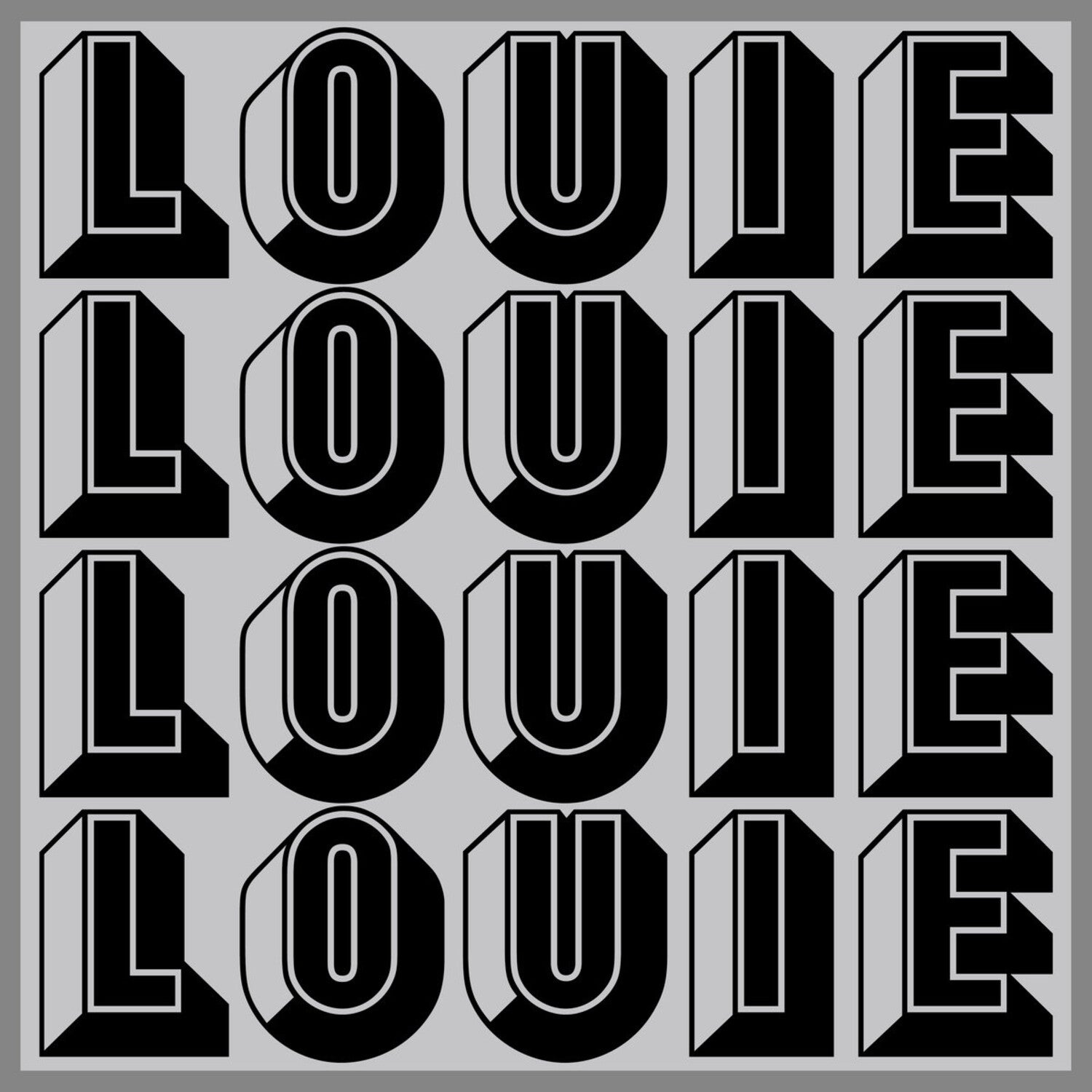 Four Louies Live LP by Bill Orcutt album artwork
