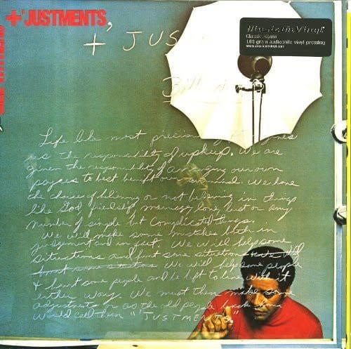 Justments LP by Bill Withers album artwork