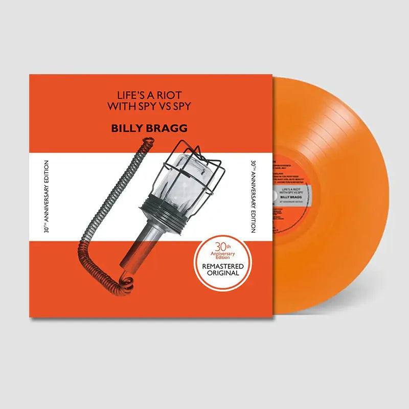 Life's a Riot With Spy Vs. Spy LP by Billy Bragg album artwork