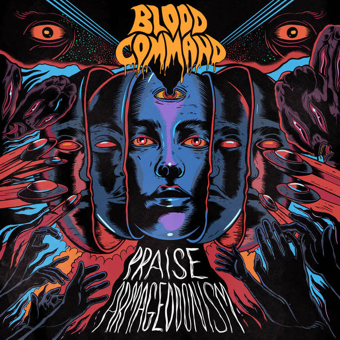 Praise Armageddonism LP by Blood Command album artwork