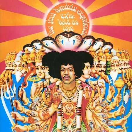 Axis: Bold as Love LP by Jimi Hendrix album artwork